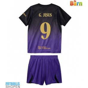 Billiga Barcelona Gabriel Jesus #9 Bortatröja Barn 2026-27 Kortärmad (+ Korta byxor)